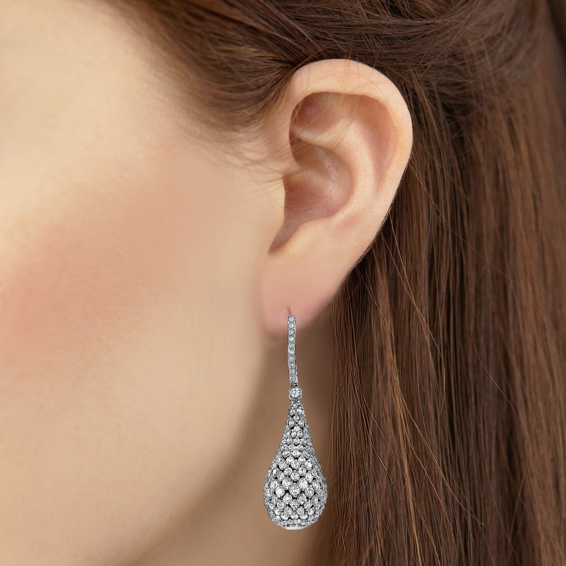 Drop Earrings Cluster