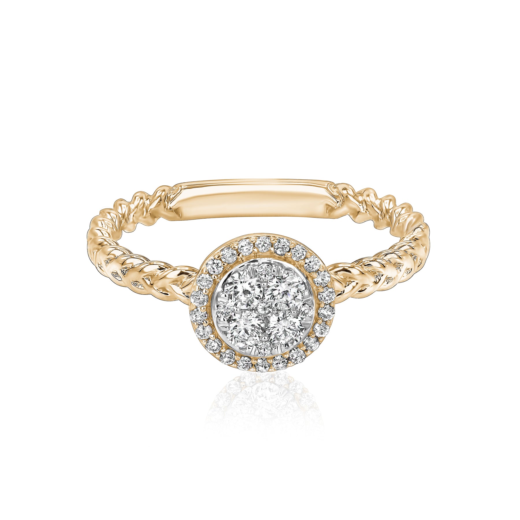 Round Illusion Ring
