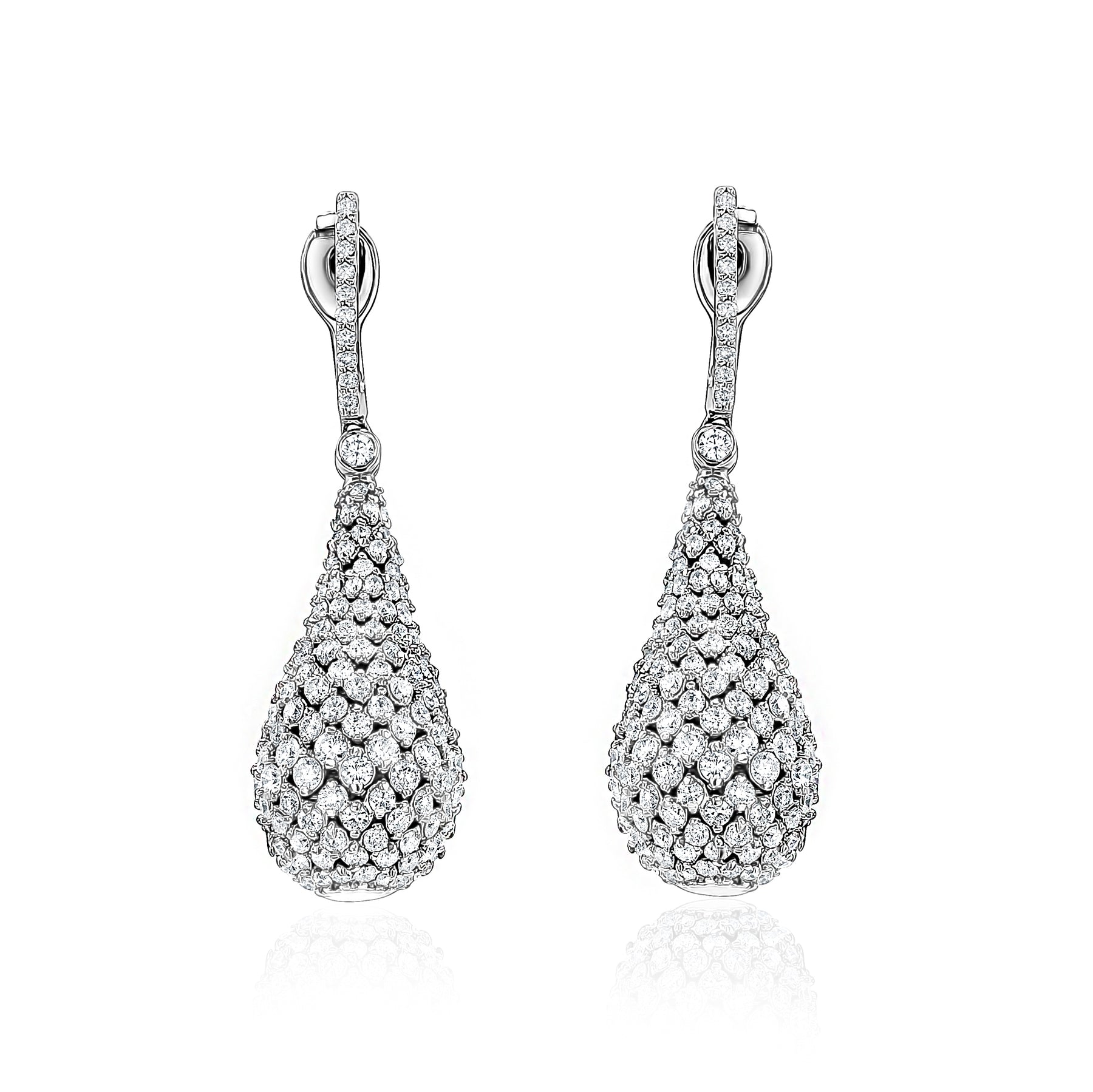 Drop Earrings Cluster