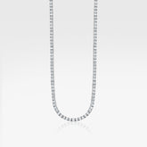 4 Prong Tennis Necklace