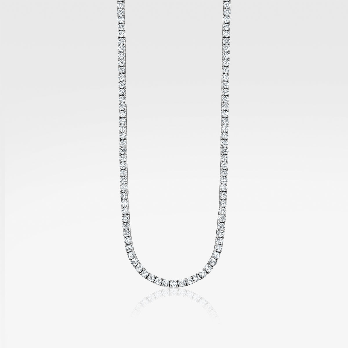 Lab Grown Diamond Tennis Necklace