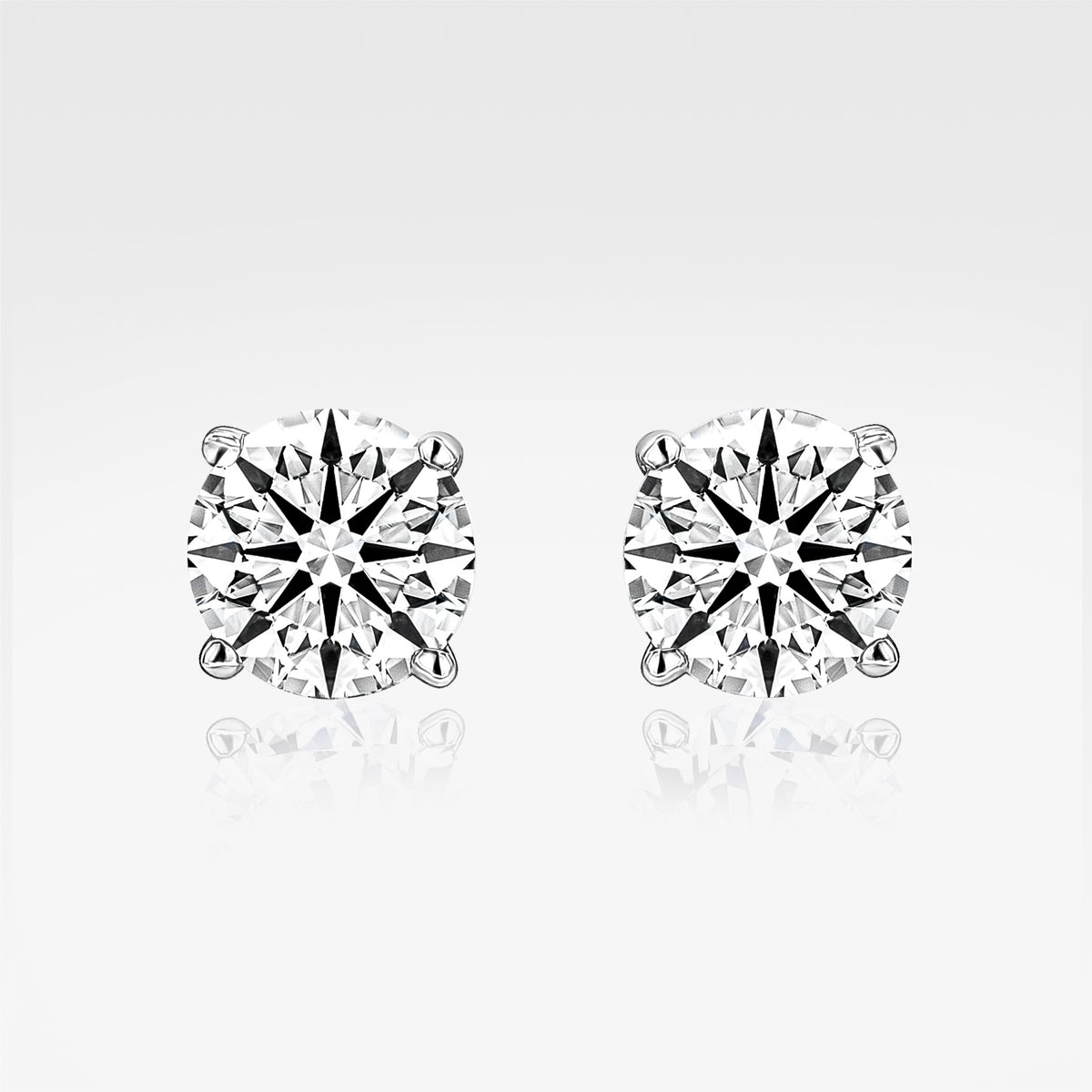 Lab Grown Diamond Stud Earrings