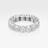 Lab Grown Oval Eternity Ring