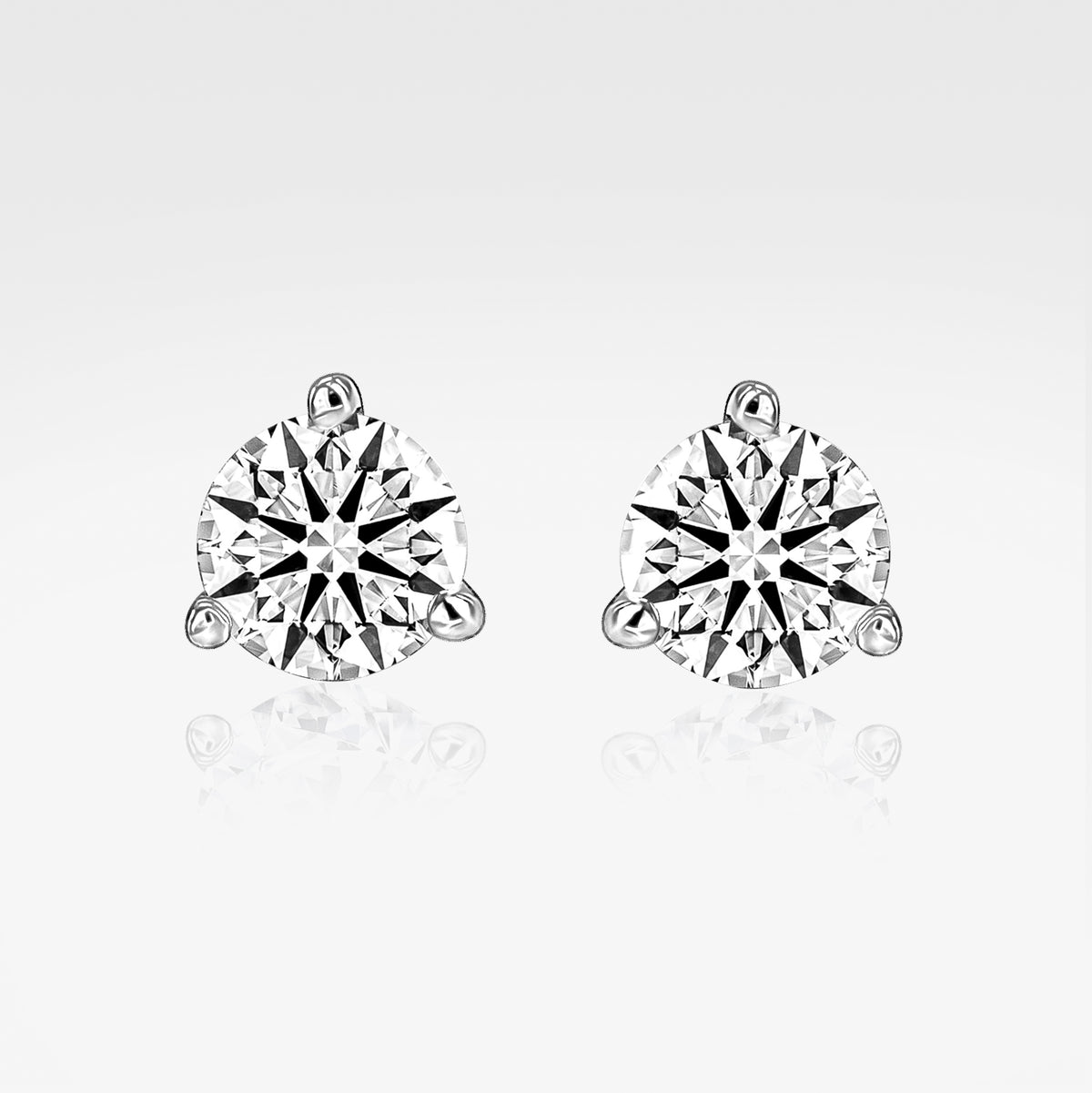 Lab Grown Diamond Stud Earrings