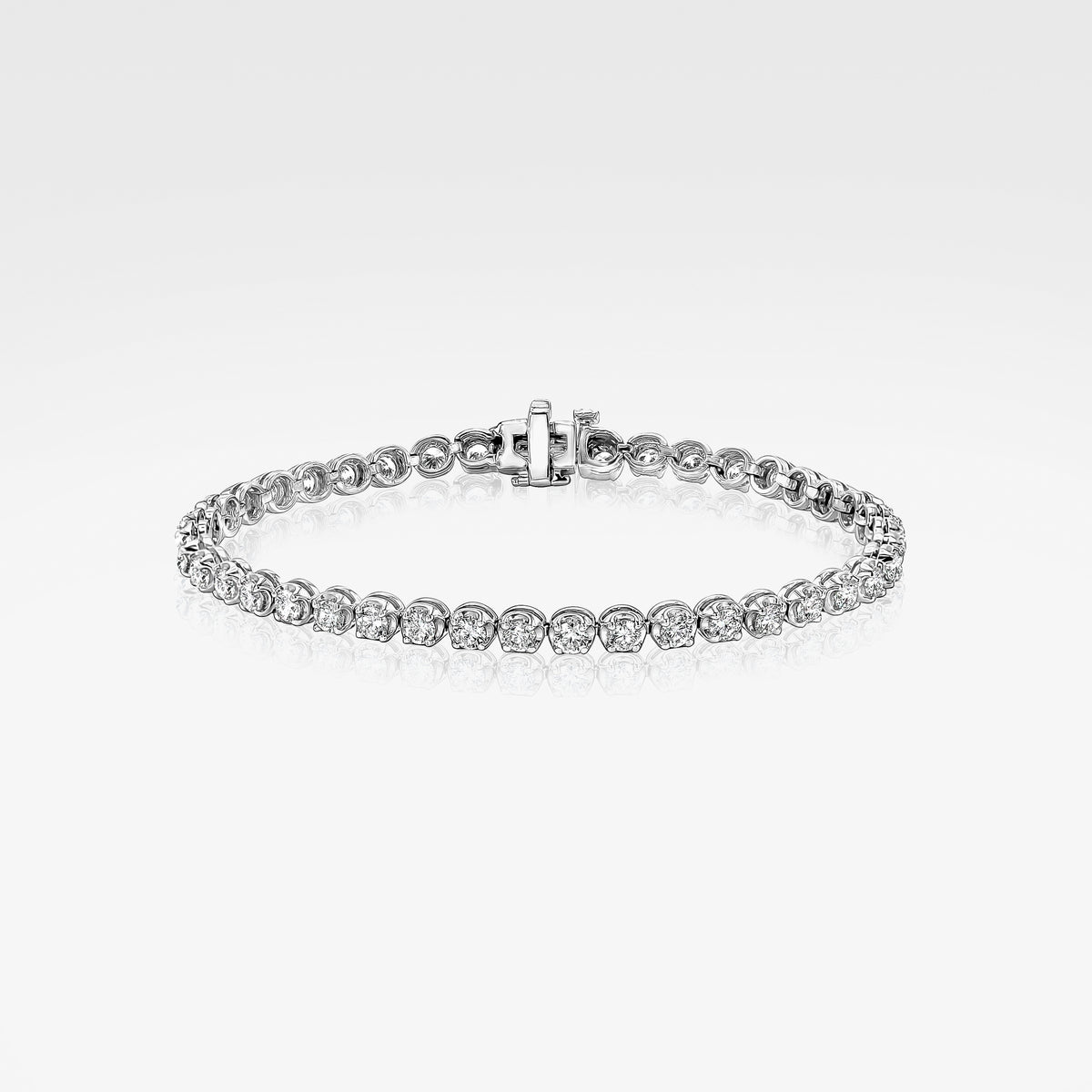 Slight Illusion Tennis Bracelet