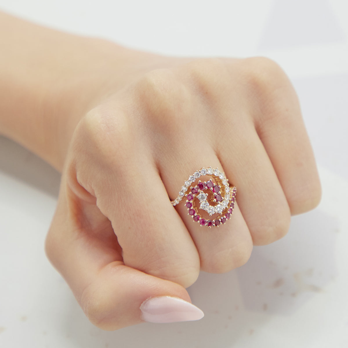 Diamond and Ruby Ring