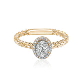 Oval Illusion Ring