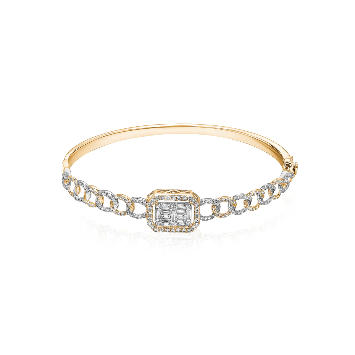 Emerald Link Bangle