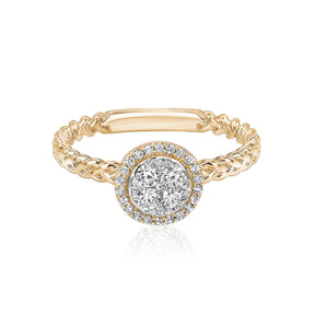 Round Illusion Ring