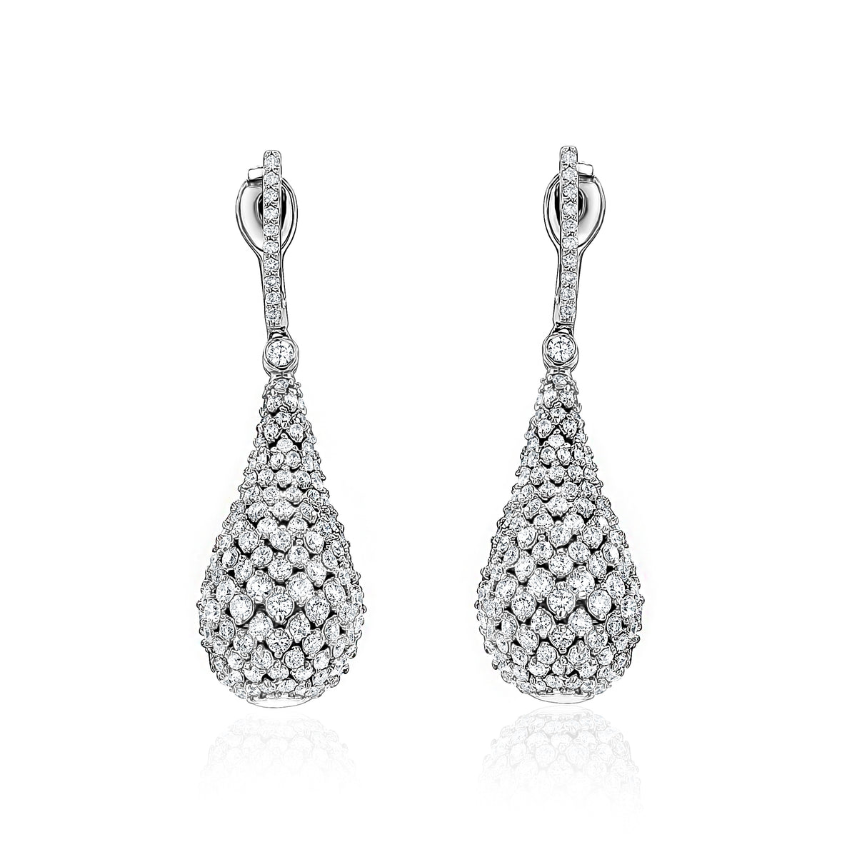 Drop Earrings Cluster