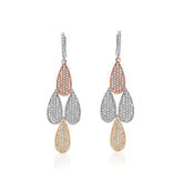 Tri-Color Earrings